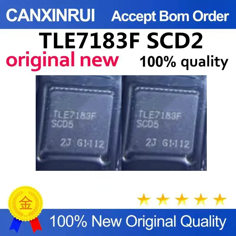 (5-100piezas)TLE7183F SCD2; Automotive engine electronic valve fault common fault chip