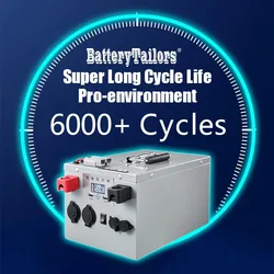 LiFePo4 Battery Pack 12V 24V 48V 50Ah 100Ah 200Ah 300Ah 4000 Cycles Lithium Iron Batteries Built-in BMS RV Boat Home Use