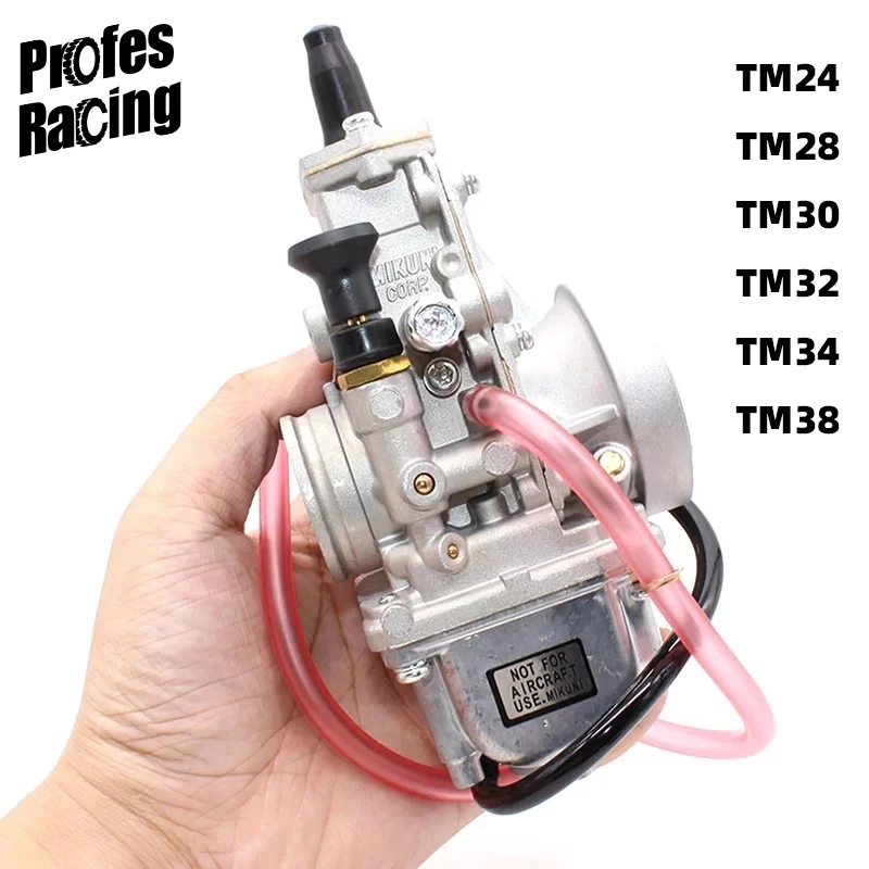 Mikuni Carburetor Carb TM28 30 32 34 Flat Slide 28 30 32 34mm Carburador Spigot TM Carbs for Honda CR250 for Kawasaki KX125 150