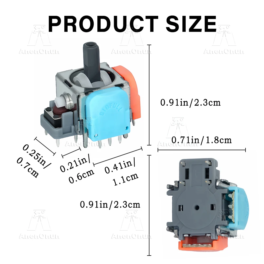 Upgrade des elektromagnetischen TMR-Joysticks für PS5/PS4/Xbox-Controllers, hochpräzises Analog-Stick-Zubehör ohne Drift, Gaming-Steuerung – Detail 12