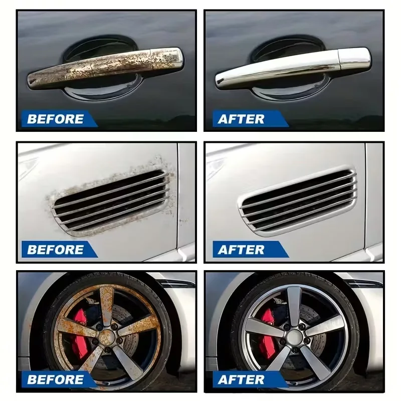 Fasilawei Heavy-Duty Car Iron Remover: Fast-Acting No-Scratch for Wheels & Metal Surfaces