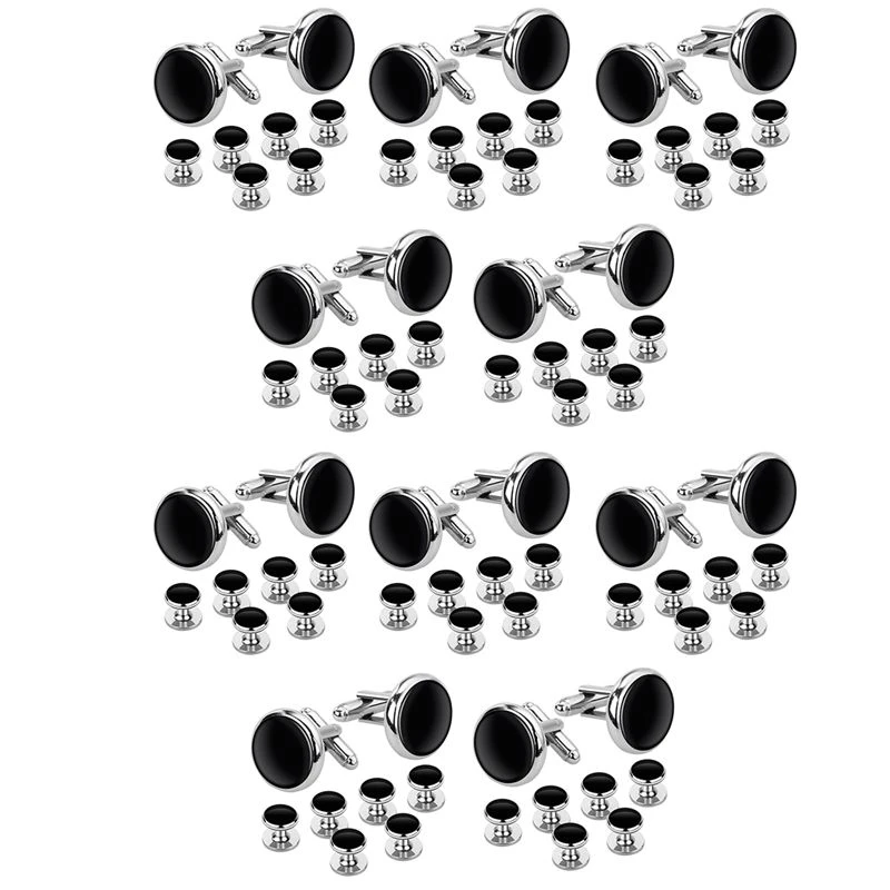 Cufflinks And Studs Set For Tuxedo Shirts Business Wedding 20 Cufflinks And 60 Studs