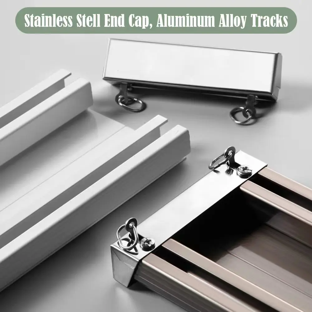 

ZSHINE-индивидуальные роскошные сверхмощные компактные двойные карнизы, алюминиевые направляющие премиум-класса для нормальных и эркера, карнизы для окон