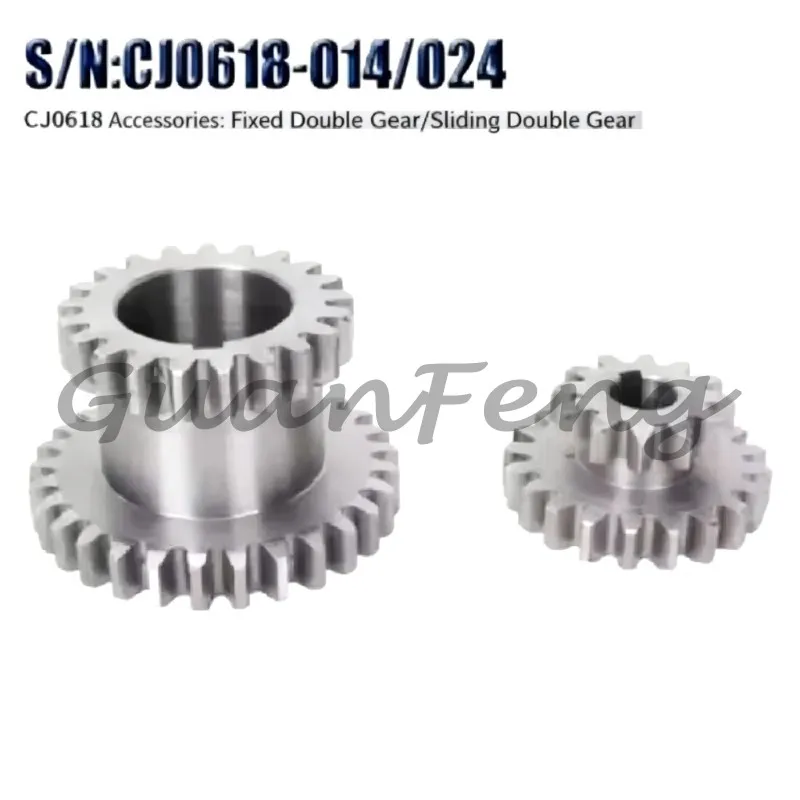 CJ0618 Double Tooth Metal Lathe Gear T29Xt21 T20Xt12 Lathe Spare Parts For Mini Metal Lathe Replacement