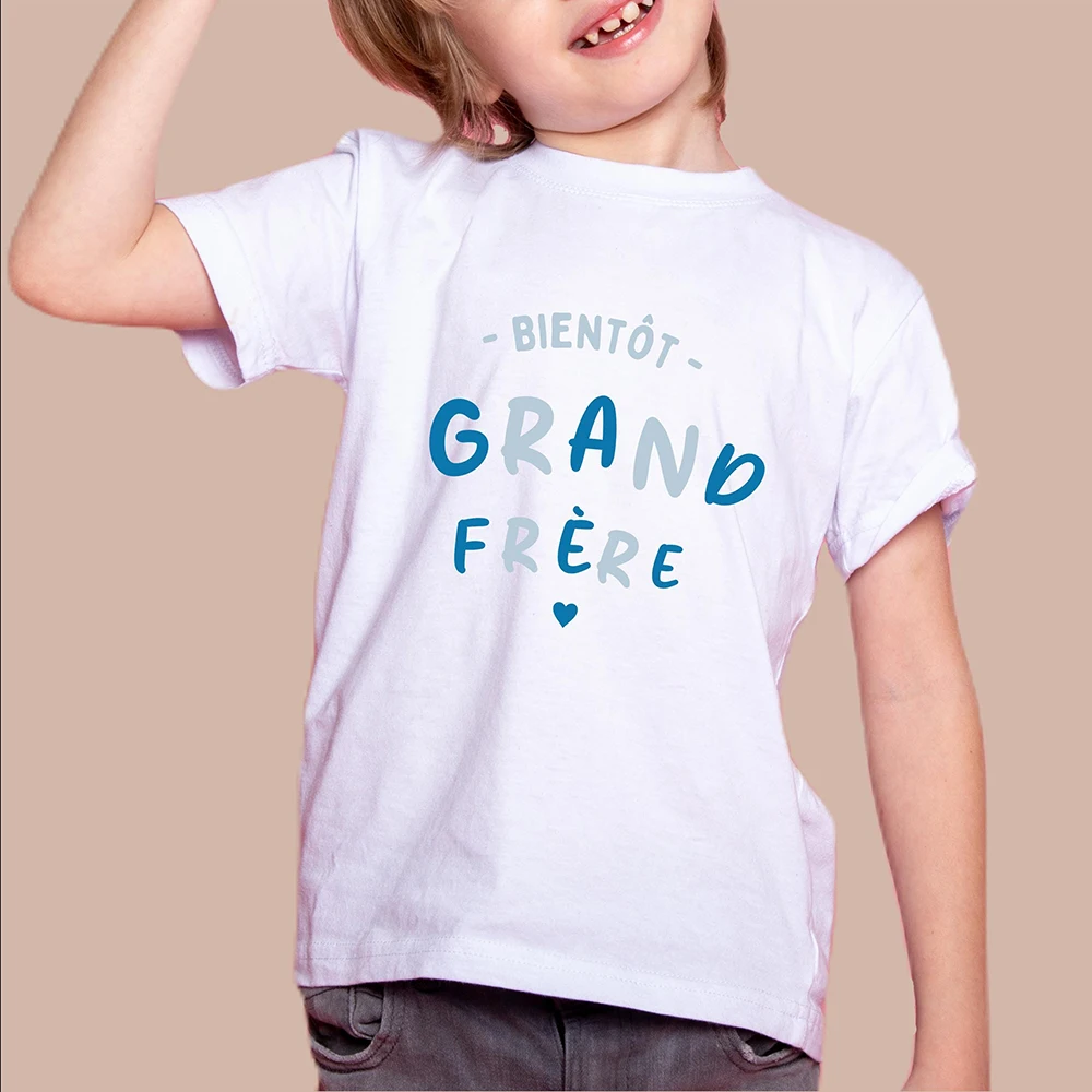 Soon To Be Big Sister T-shirt Pregnancy Announcement Future Big Brother Tshirts Baby Shower Gift Clothes Boys Girls Tee