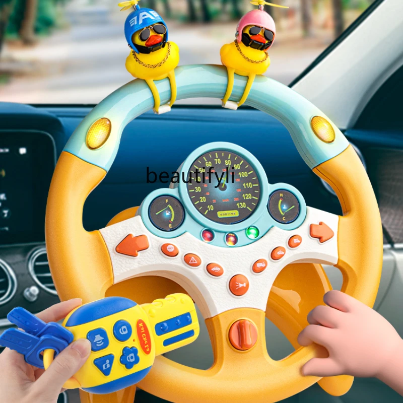 children's-co-pilot-steering-wheel-educational-toy-simulation-car-baby-car-rear-seat