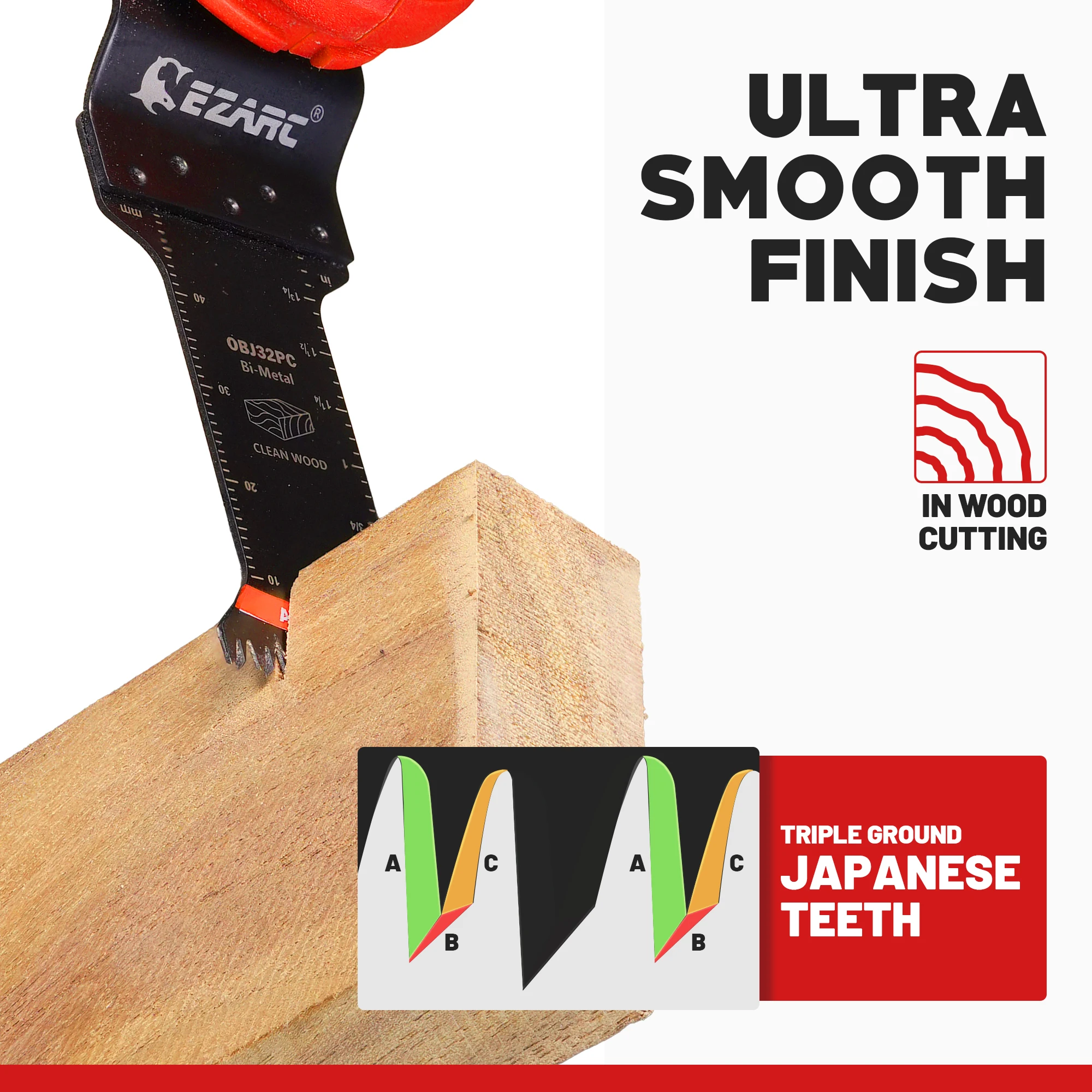 EZARC 5PCS Mata Gergaji Osilas - Power Tools Japan ulasan dan harga