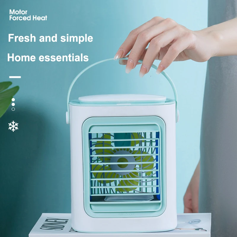 Climatiseur portable, humidificateur d'air multifonctionnel avec pack de glace, ventilateur indispensable pour la maison et le bureau, nouveauté 2024