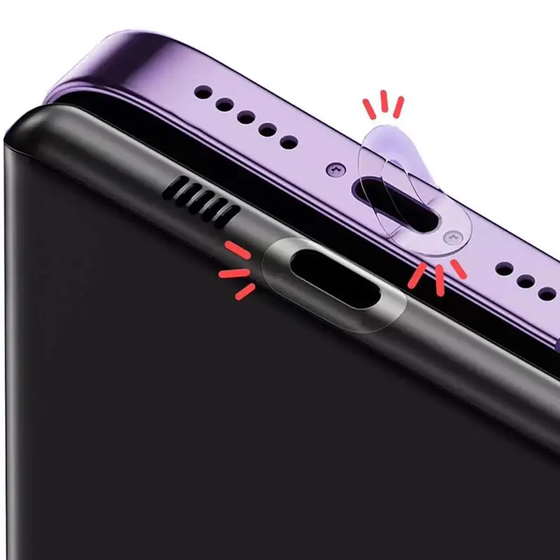 10 шт., прозрачные смартфоны с интерфейсом USB Type-C