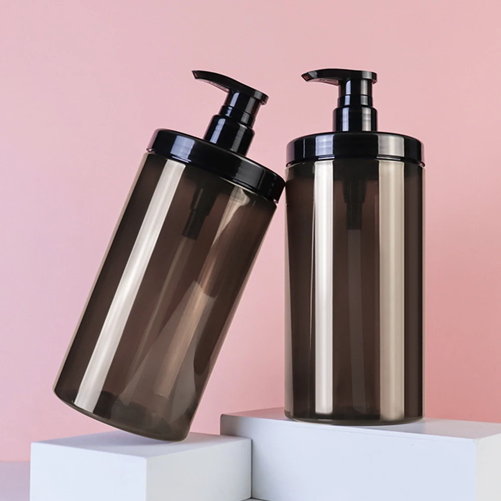 Bouteilles à pompe en plastique de 300/1200ML, conteneurs distributrices de shampoing, après-shampooing, de lavage du corps, de Lotion rechargeables pour salle de bain