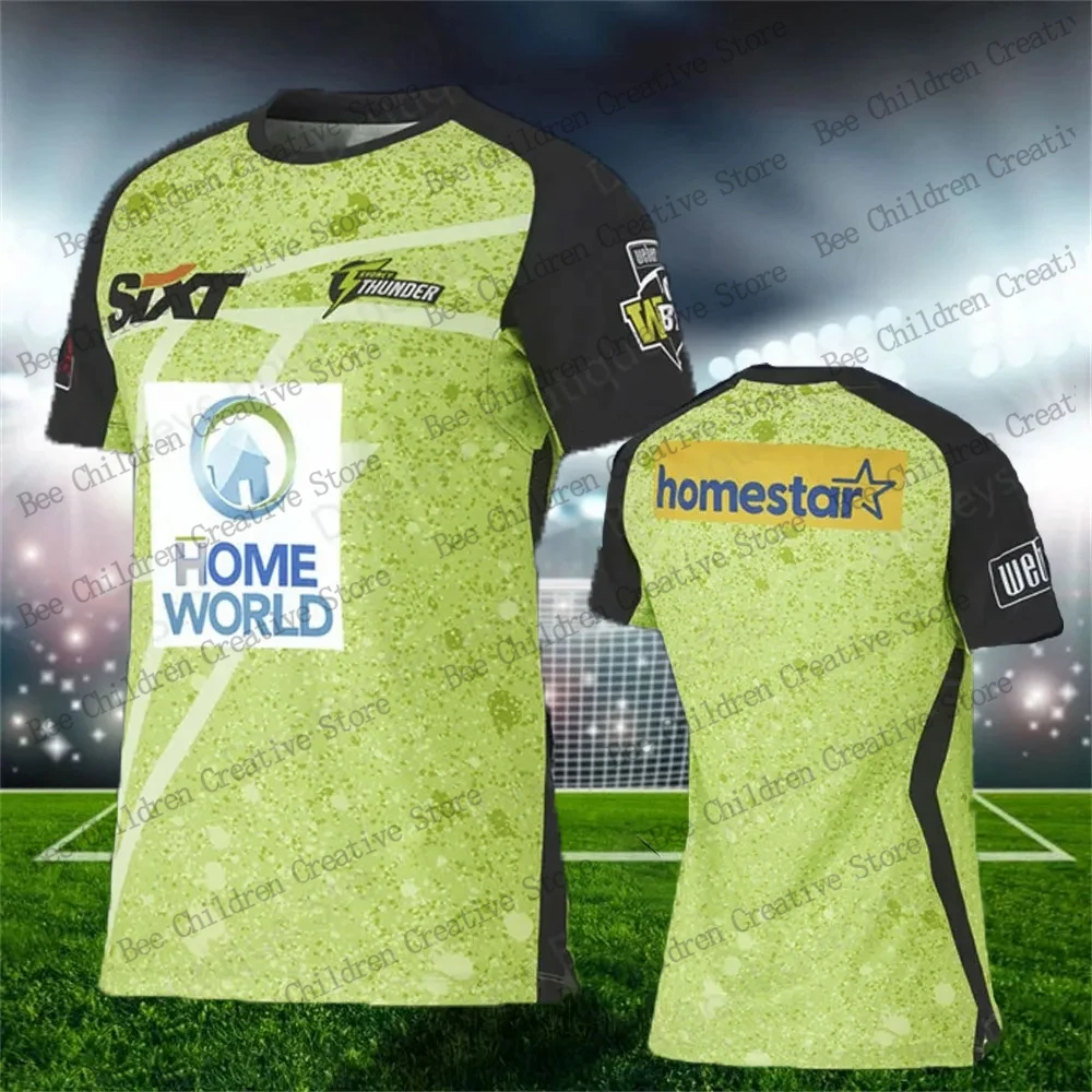 2025 Nieuwe Collectie Zomer Australische BBL Sydney Thunder Jersey Inheemse BBL Shirt Training Jersey Kid Uniform Voor Volwassenen & Kinderen