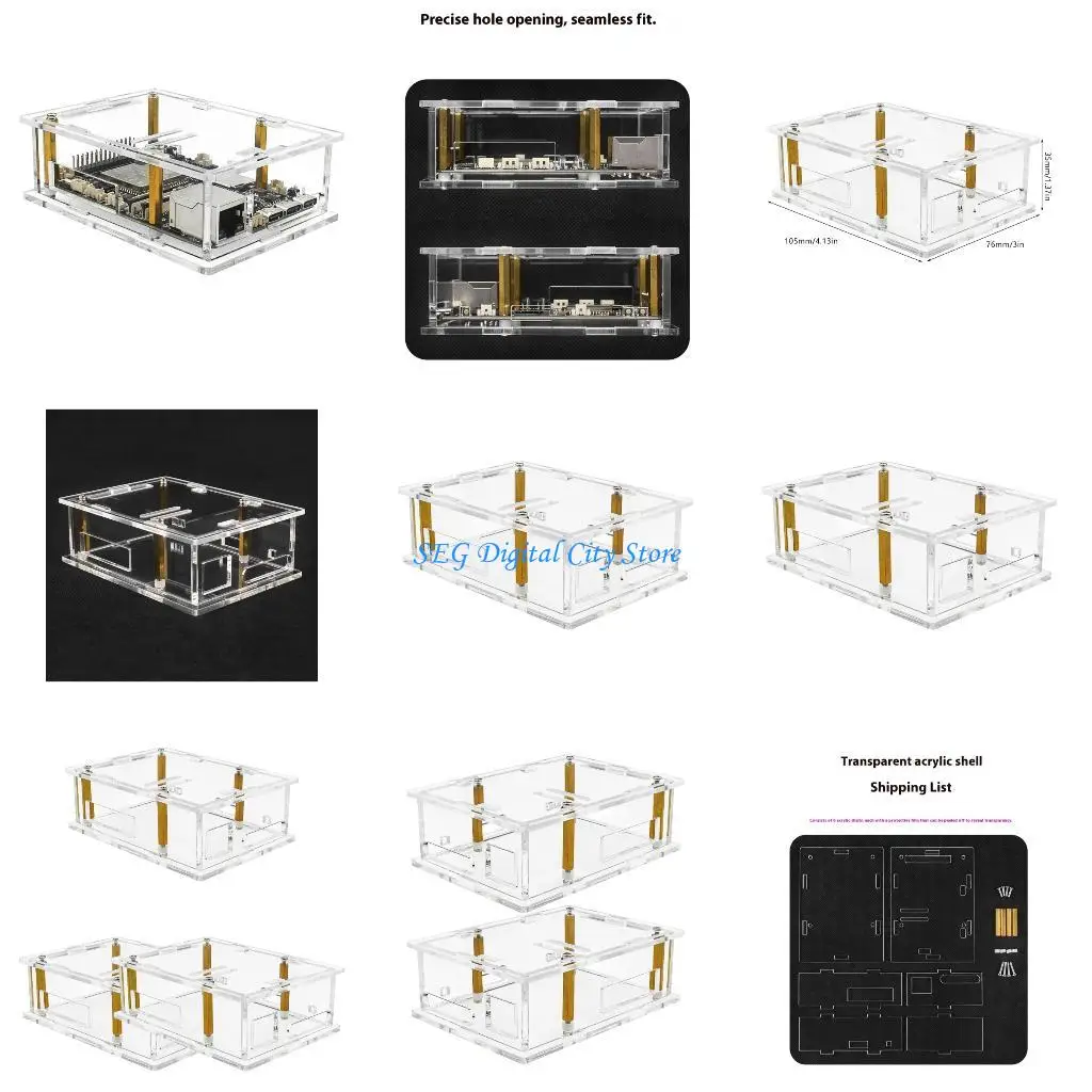 

U75B Development Board Cover Scratch Resistant Acrylic Development Board Case Outer