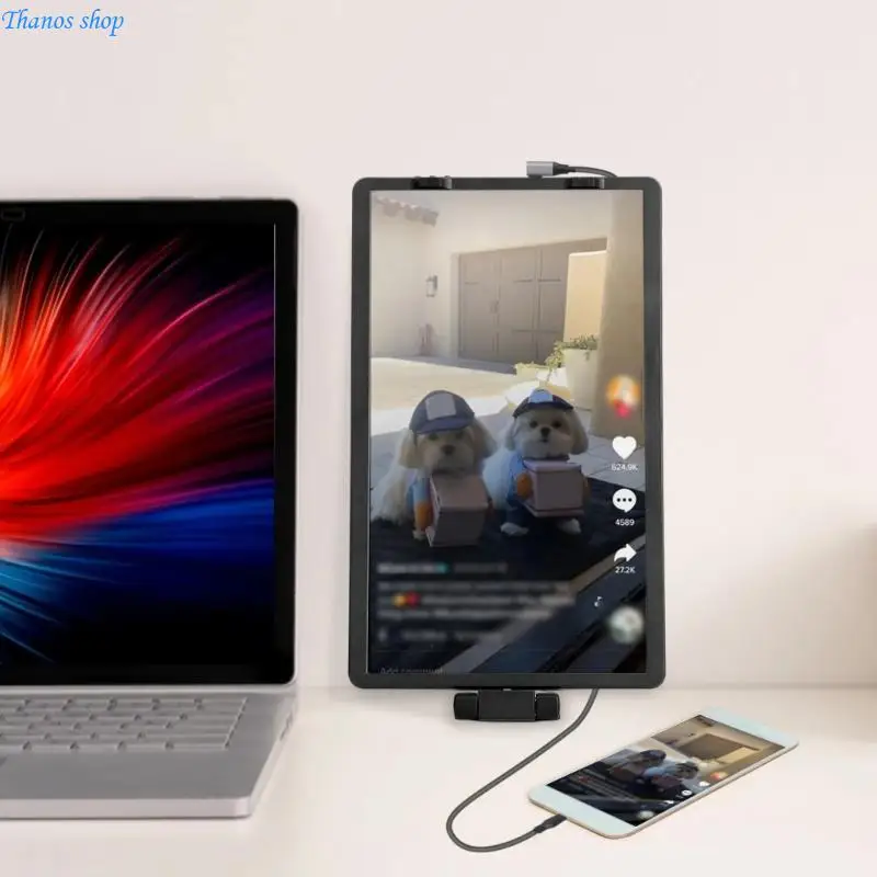 EM1411 14.1Inch IPS Computer Display External Monitor Featuring 178° Viewing Design X37A