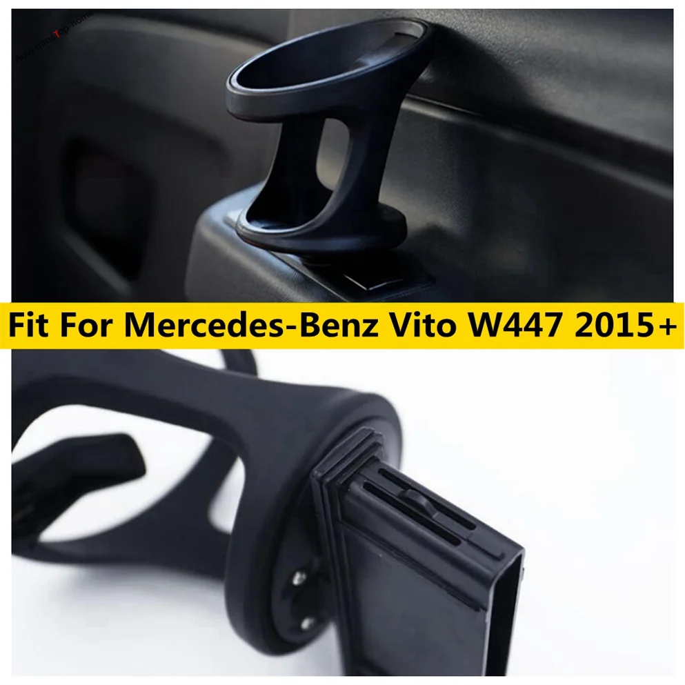 

Rear Row Cup Holder Cover Trim Fit For Mercedes-Benz Vito W447 2015 - 2023 Water Bottle Beverage Panel Auto Accessories