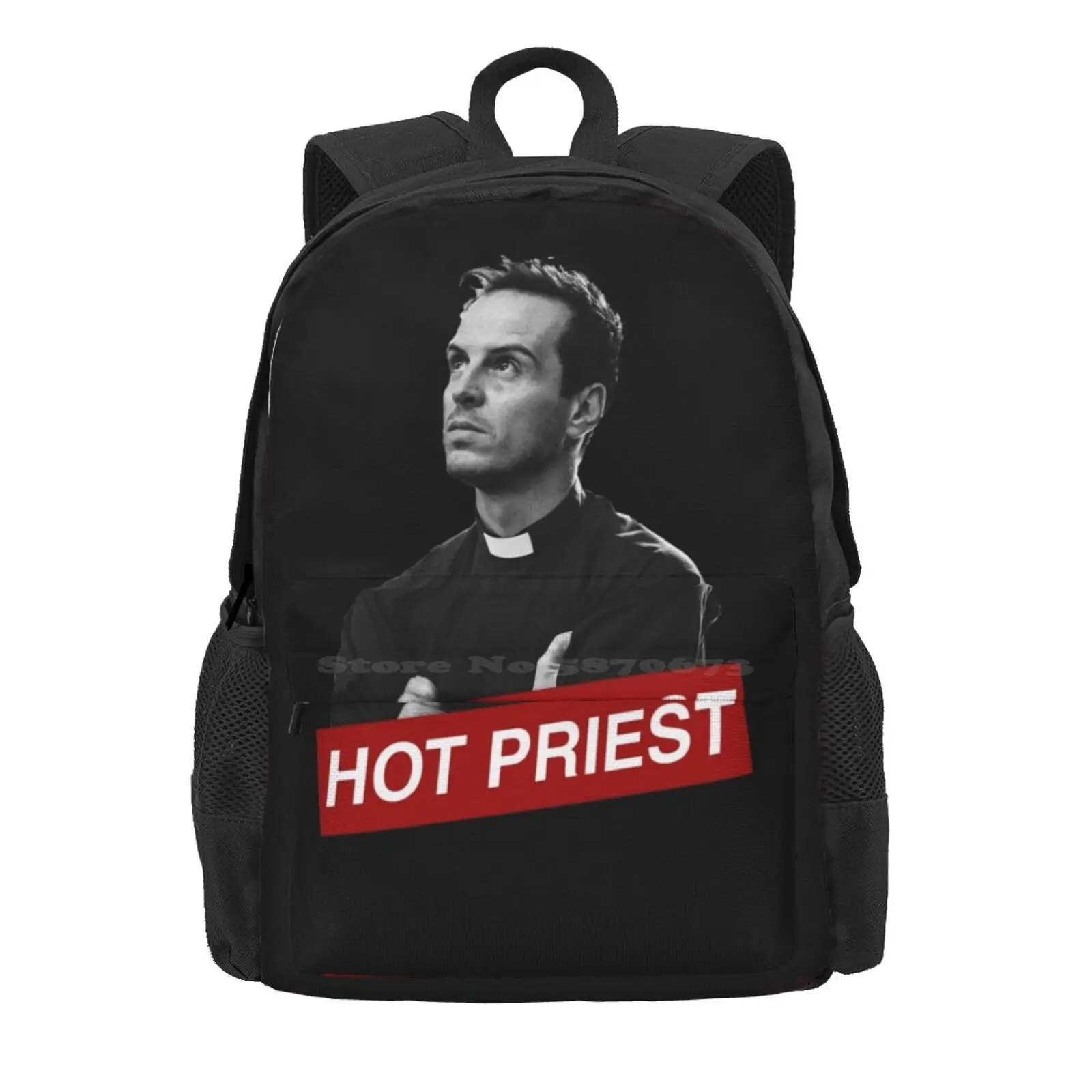 Hot Priest Amen Hot Sale Schoolbag Backpack Fashion Bags Phoebe Waller Bridge Andrew Fleabag Hot Priest Father Amen Religion Tv