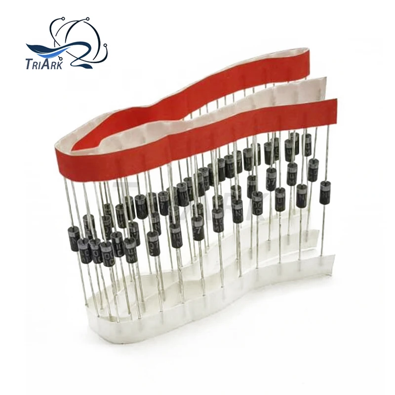 50 قطعة 1N4001 1N4002 1N4003 1N4004 1N4005 1N4006 1N4007 DO-41 المعدل ديود 1A 50V 100V 200V 400V 600V 800V 1000V