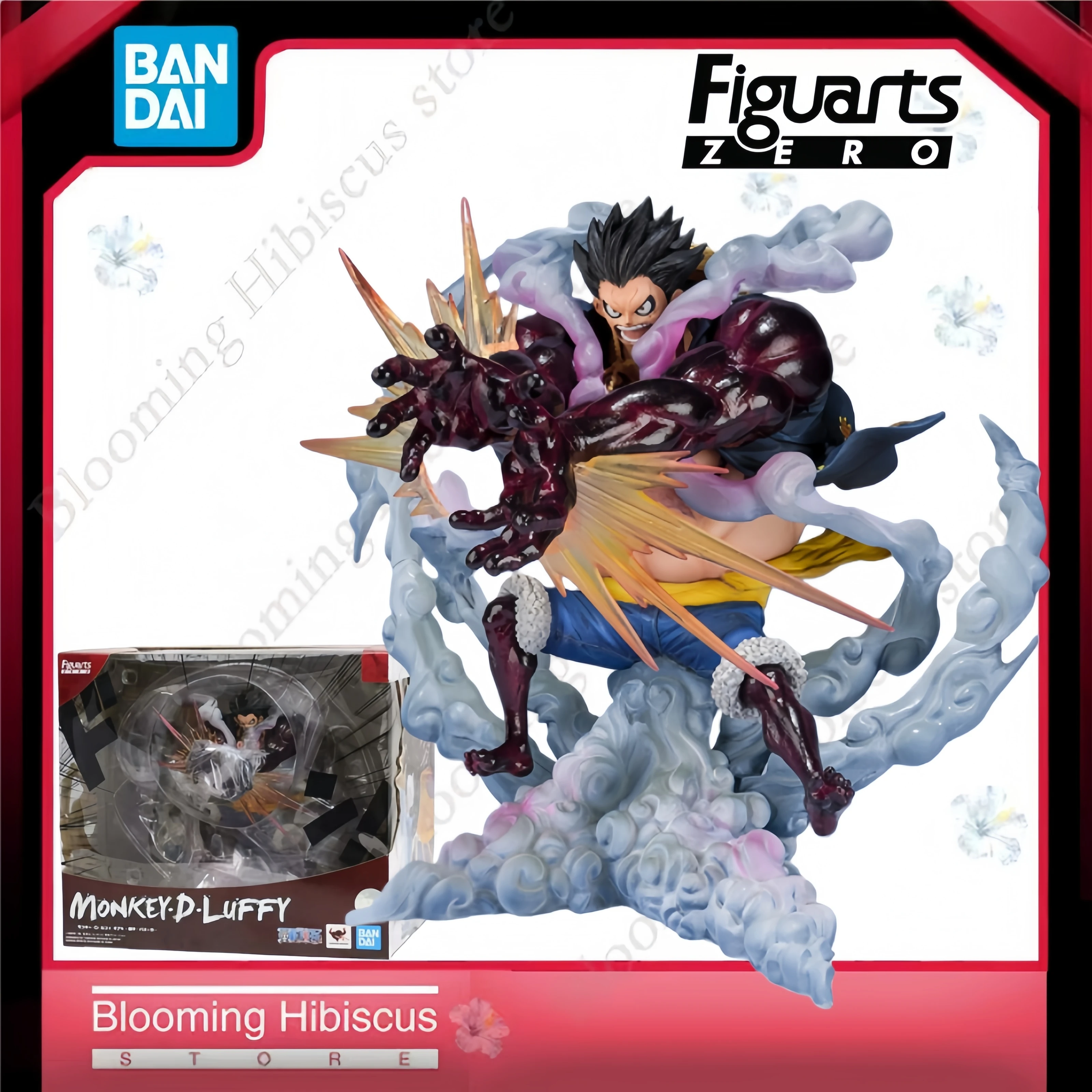 

Японская оригинальная аниме-фигурка Bandai One Piece Figuarts ZERO Monkey D. Luffy - Gear 4 Leo Bazooka, коллекционная модель в наличии