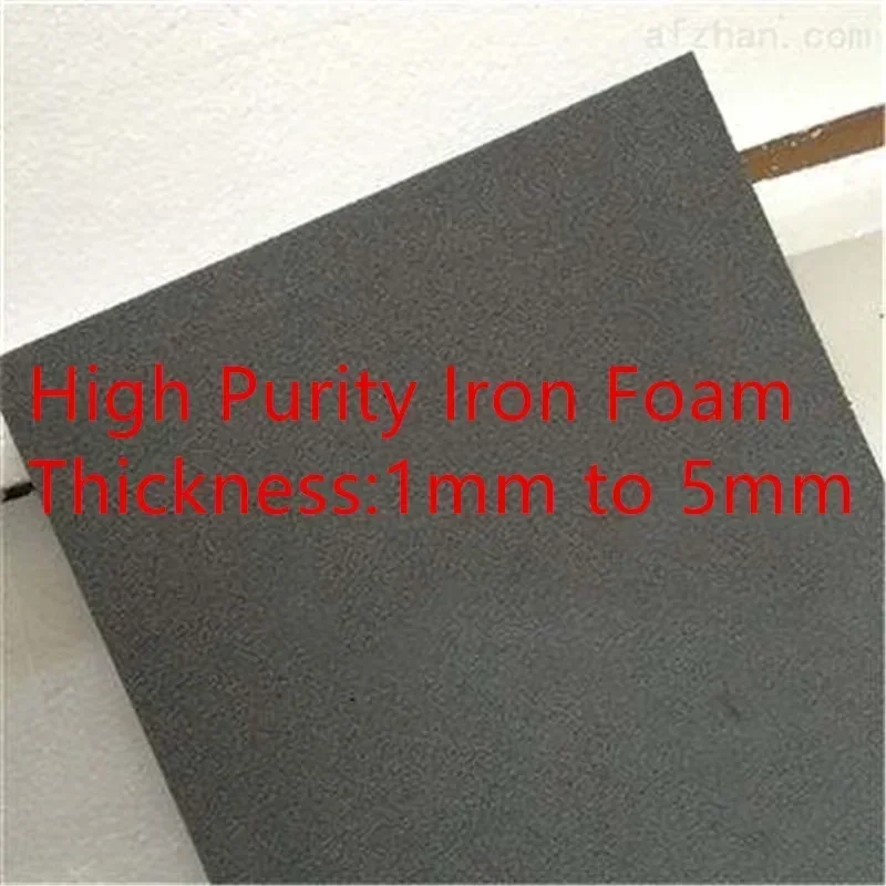 

Iron Metal Foam Porous Iron Foam 1.0 2.0 3.0 5.0 mm foam Iron New Heat Dissipating Material