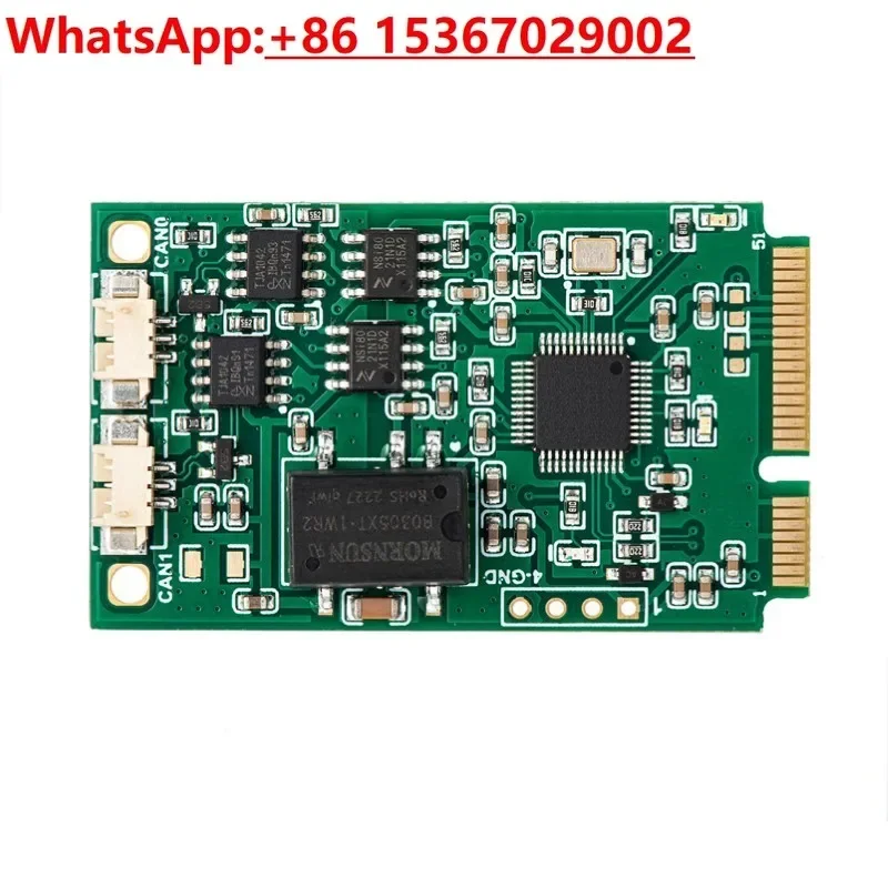 MiniPCIe-CAN Module MINI PCI-E to CAN Interface Card USB to CAN Dual with Isolation