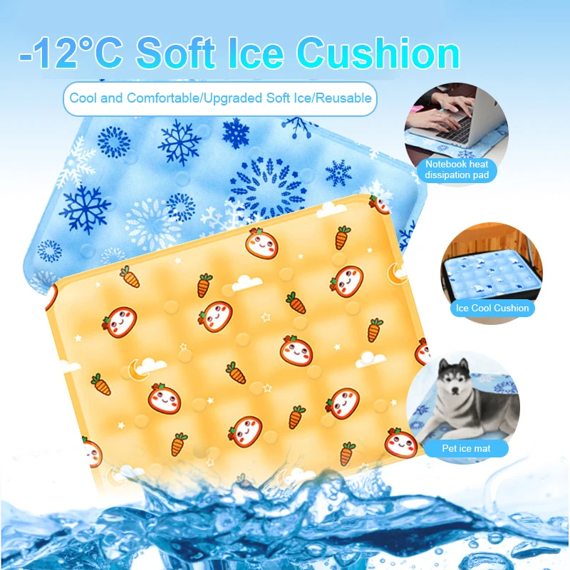 1PCS Cooling Mat Summer Pet Dog Cold Bed For Small Big Dogs Cat Blanket Sofa Cats Ice Cushion Pad Blanket Pet Supplies