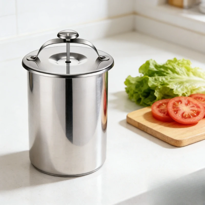 

Steamed Meat Pot Stainless Steel Meat Press Cooker Ham Press with Thermometer Steamed Meat Bucket Home Kitchen Cooking Bake Tool