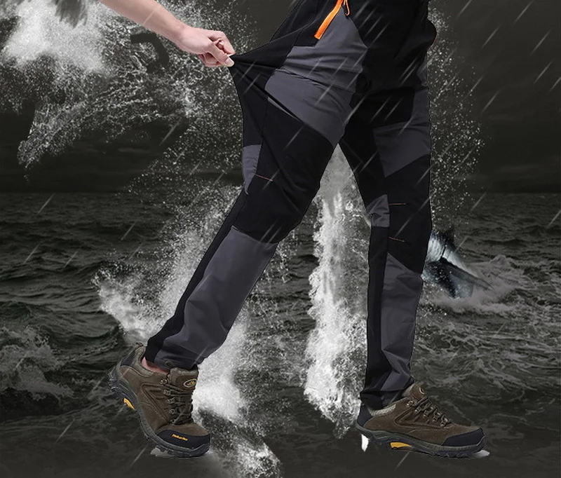 Männer Männlich Sommer Dünne Atmungsaktive Elastische Camping Trekking Angeln Klettern Wandern Outdoor-Hose Quick Dry Sport Hosen L-5XL – Detail 3