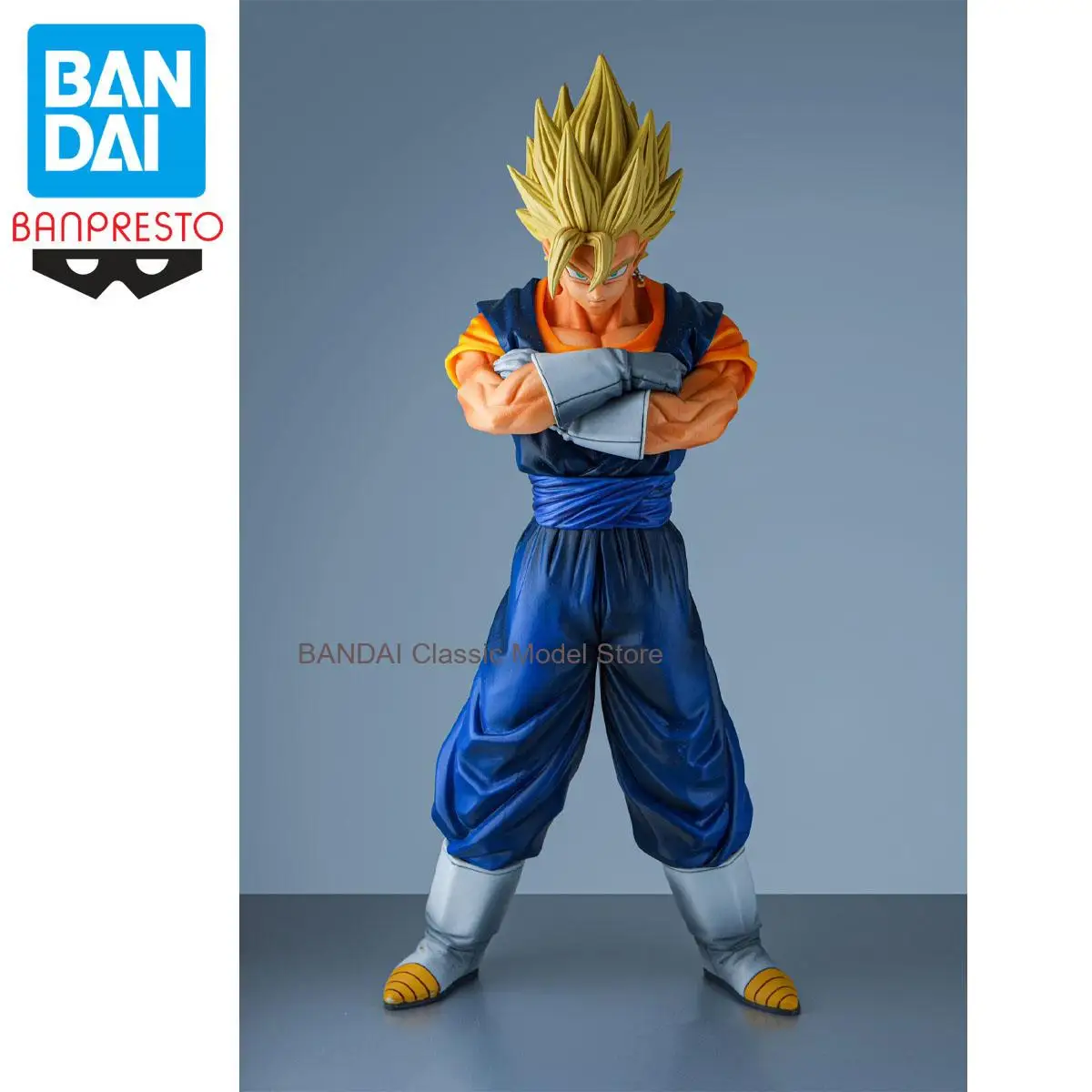 Bandai Original BANPRESTO Anime msp Dragon Ball Z CLEARISE Super Saiyan Vegetto colección de figuras de acción modelo Juguetes