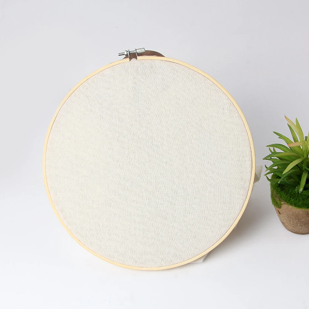 

10 Pcs Embroidery Tightening Kit Hoop DIY Bamboo Ring Cross Stitch Circle The Needle Wooden