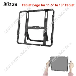 Nitze 11.5-13 Inch ipad Cage Expansion Parts Aluminum Alloy Tablet Cage for 11.5