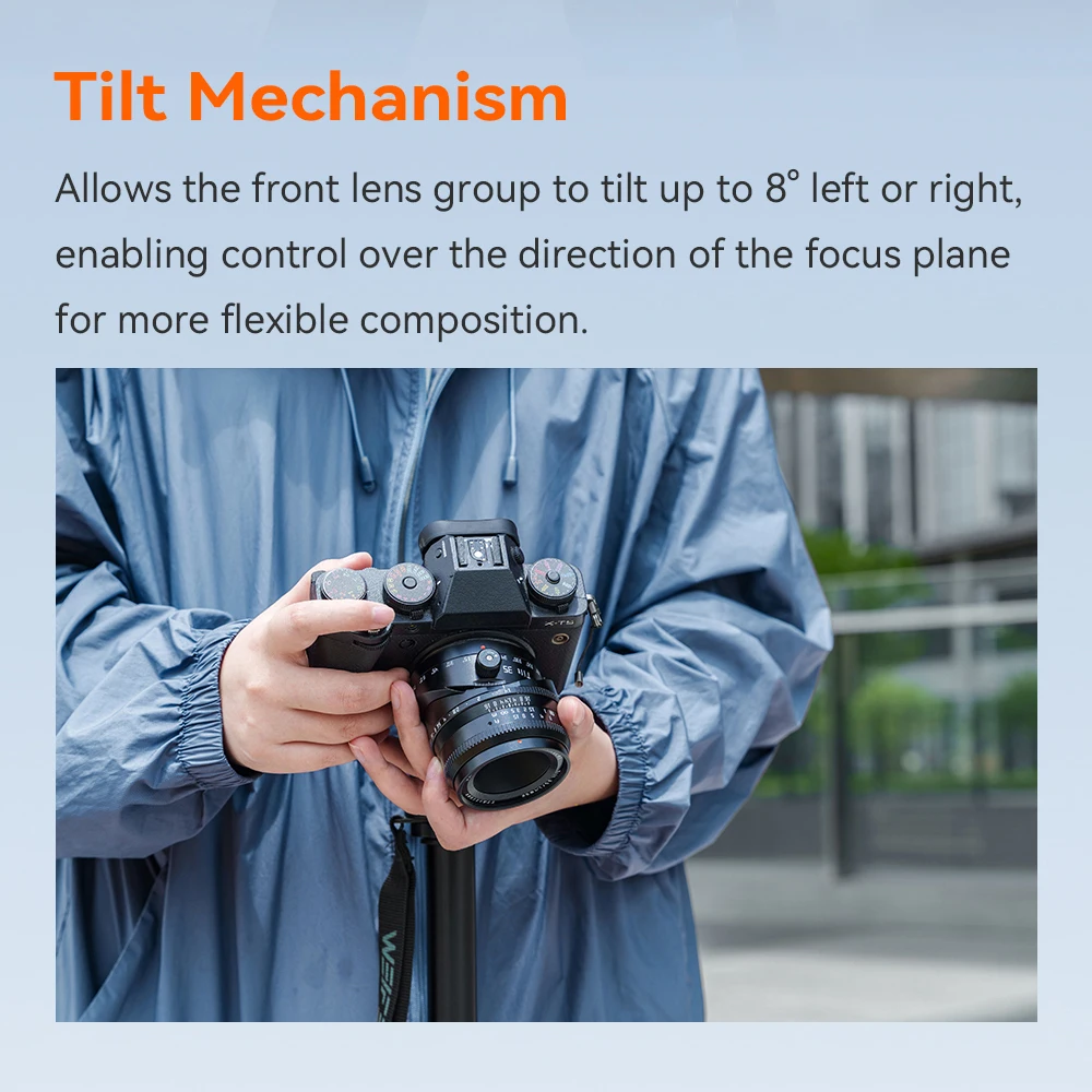 TTArtisan 35mm F1.4 APS-C Tilt-Objektiv mit Großer Blende für Sony E Nikon Z Fuji X M43 Canon R EOSR A6600 A7C XT50 XM5 R50 R6 Z6 Z7 ZF – Detail 16