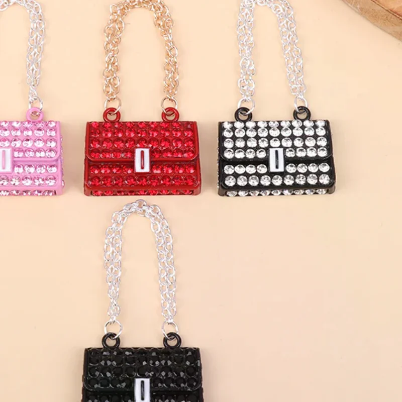 

НОВАЯ РАСПРОДАЖА: Модная металлическая сумка-цепочка для кукольного домика, миниатюрная сумочка для покупок, аксессуар для одежды.