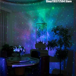 Starry projection light led rotating night light remote control laser light romantic nebula atmosphere light