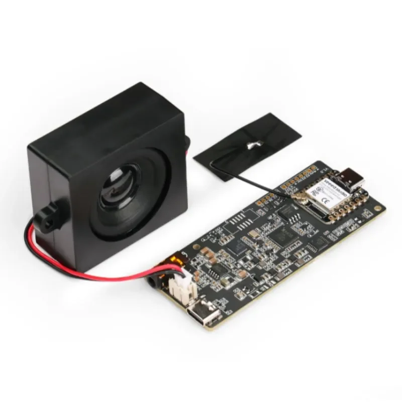 Seeed ReSpeaker Lite 2 Mic Array ESPHome Assistant ESP32S3 voorgesoldeerd/Mono ingesloten luidspreker-4R 5W/Acrylbehuizing Optioneel
