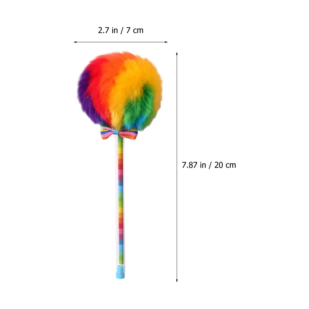 5Pcs Pom Pom Pen Creative Ballpoint Pen Smooth Writing Portable Unique Design for Girls Pens Cute Pens for Women