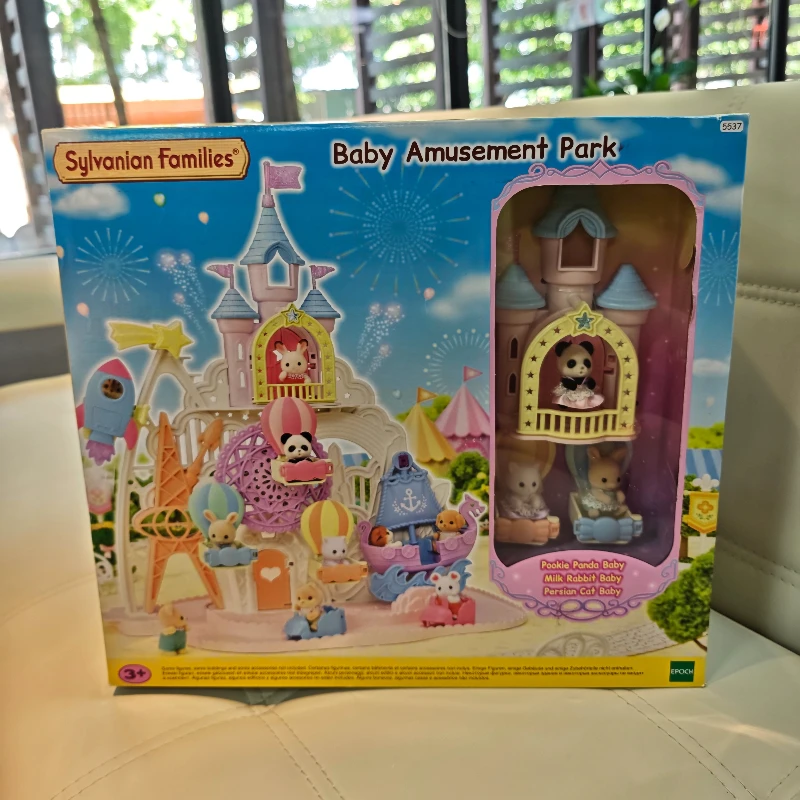 Sylvanian Families Dream Castle Set Baby Amusement Park Surface Flocking Soft PVC ABS Plastic Material Cute Doll Simulation Toys