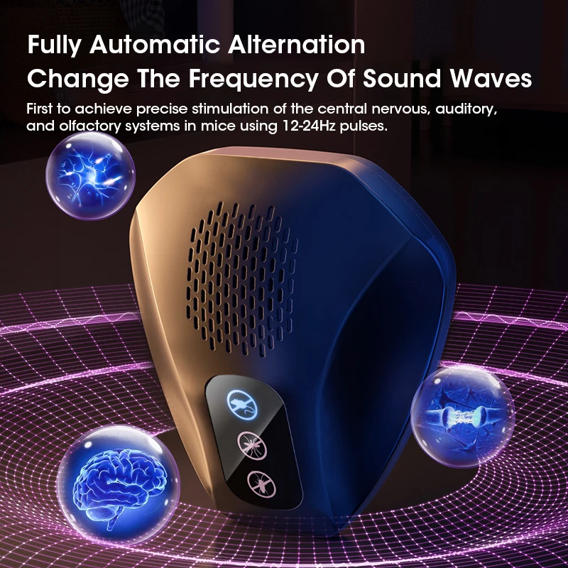 Ultrasone Knaagdieren Muggenmelk Apparaat Thuis Elektronische Rat Repellent Spider Kakkerlak Killer Intelligente Rat Verdelger