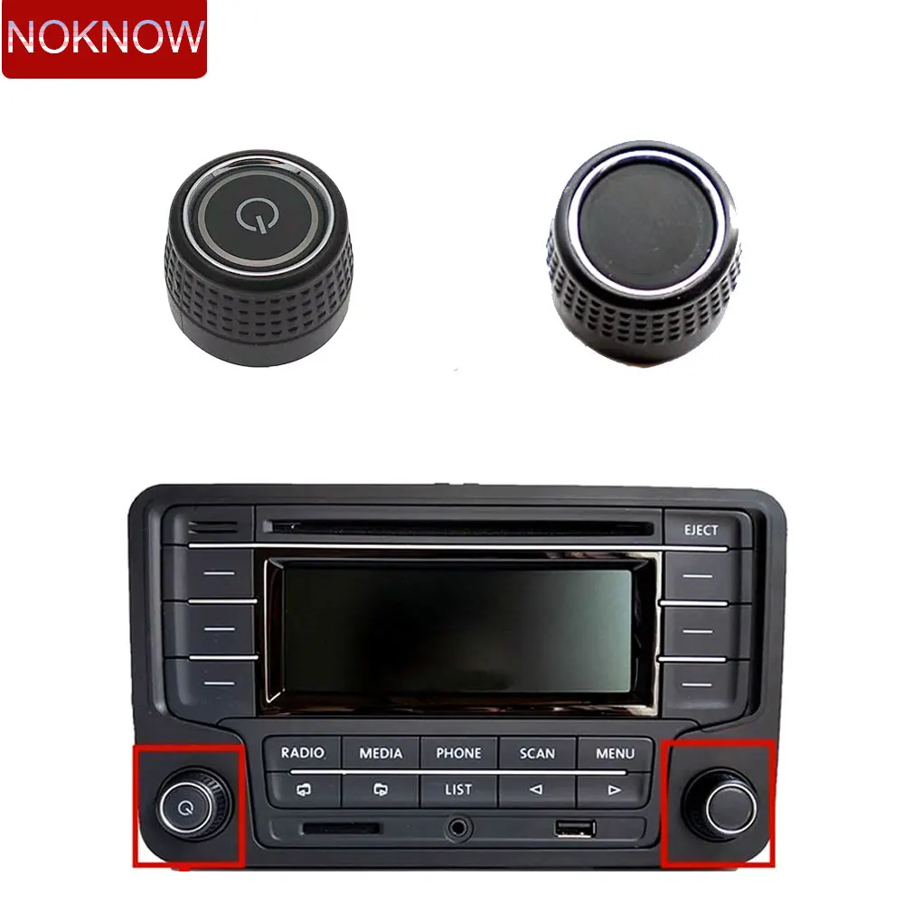 

For Volkswagen VW Skoda New Jetta Turane Touran New Polo LAVIDA CD Player Knob Radio D-Port Button Switch Volume Switch Konb