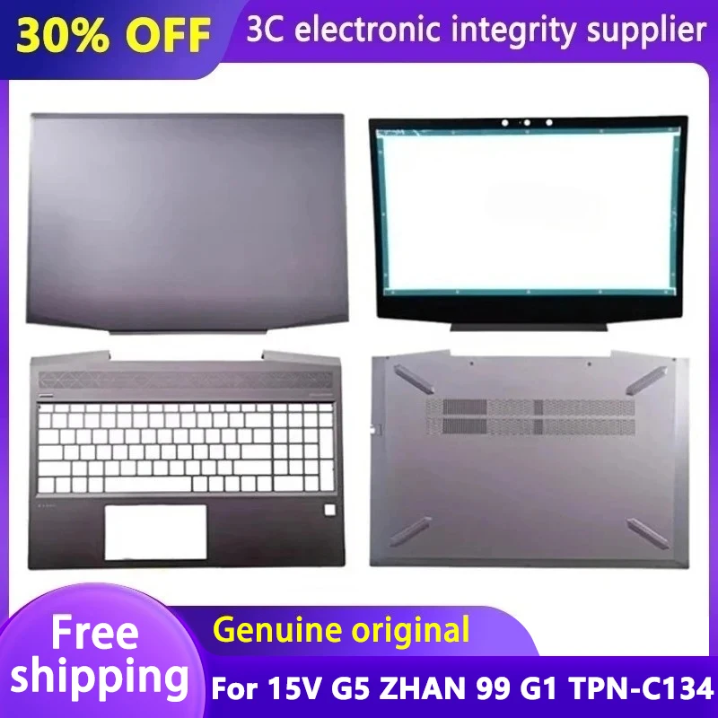 

New For ZBook 15V G5 ZHAN 99 G1 TPN-C134 Laptop LCD Back Cover Front Bezel Palmrest Upper Housing Shell Hinge Grey L25084-001