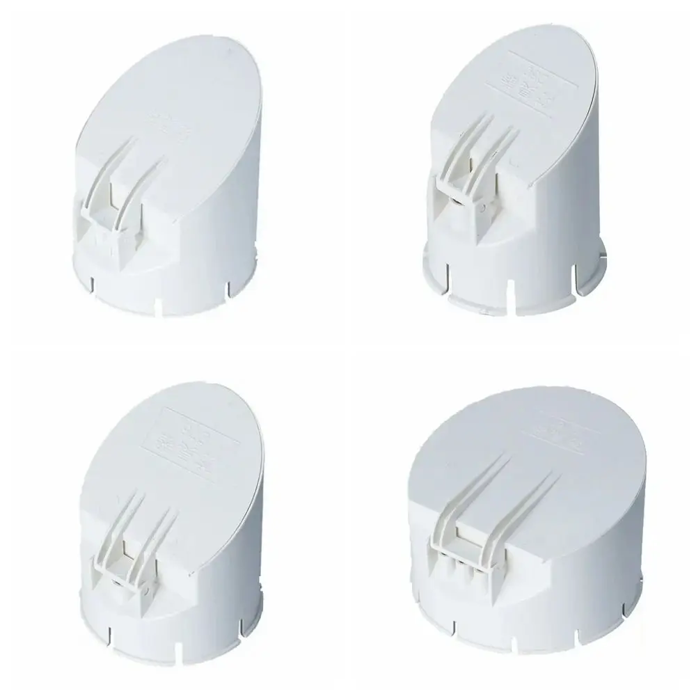 PVC Dreno Tubo Rain Pipe Cap, Tubo de esgoto, Grande Deslocamento Tampa Anti-rato, Tampa Anti-odor Tanque Séptico, Branco