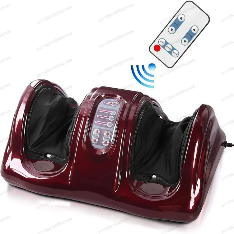 Electric Foot & Calf Relax Device for Elderly, Heating Kneading Leg Care Tool with Remote Control