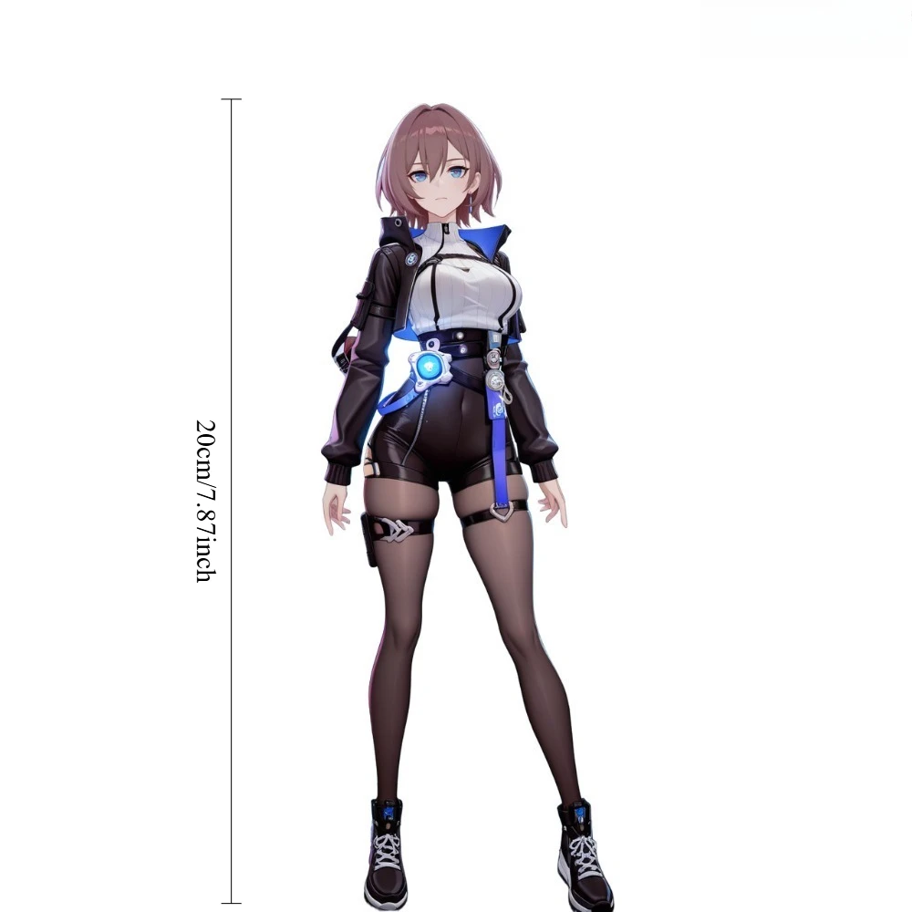 Alicia Honkai Impact 3rd Anime Girl Vinyl Sticker 20cm, Weatherproof Decal for Car Motorcycle Helmet