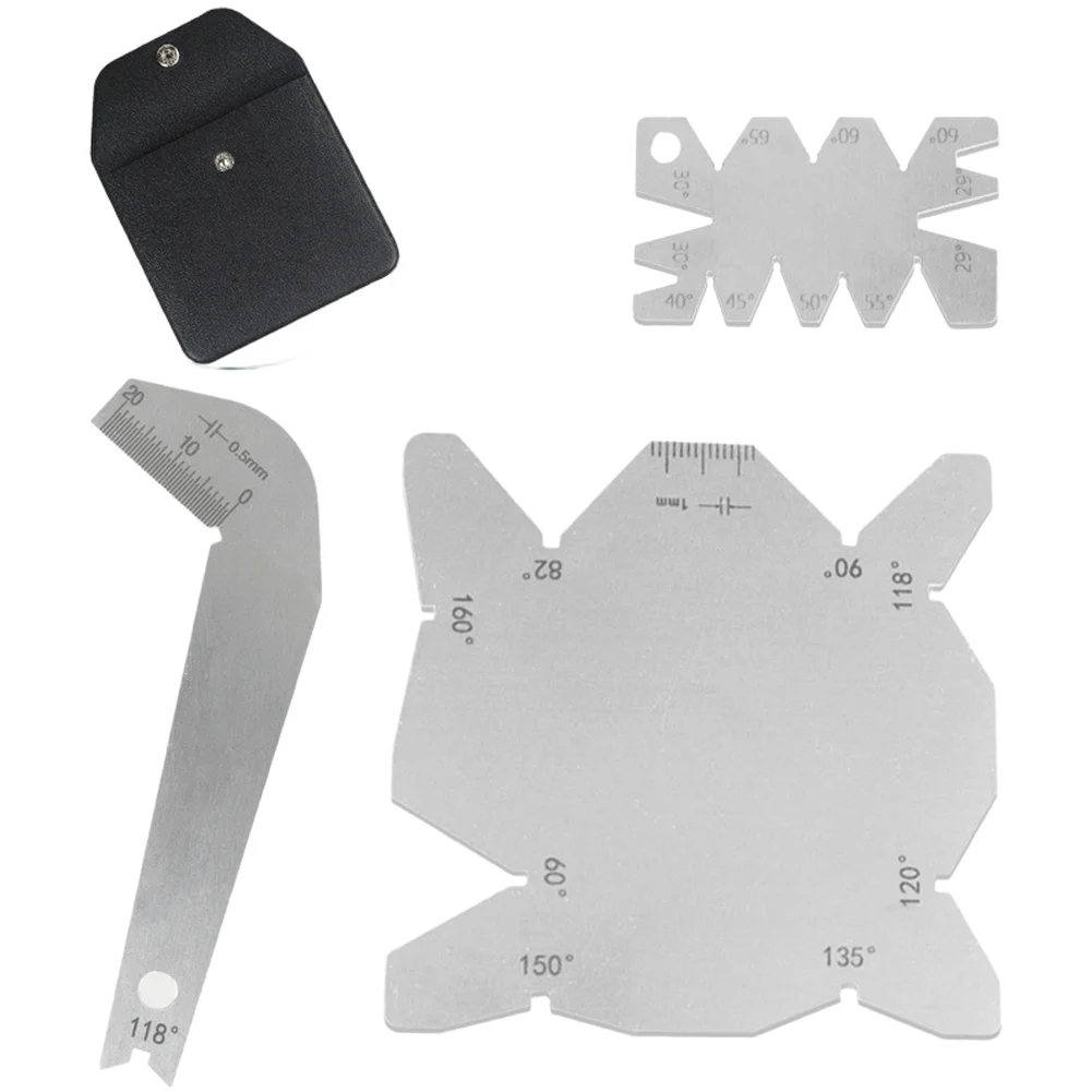 

Портативный измеритель угла из нержавеющей стали для проволоки и сверл с точным диапазоном измерения от 0 до 20 миллиметров