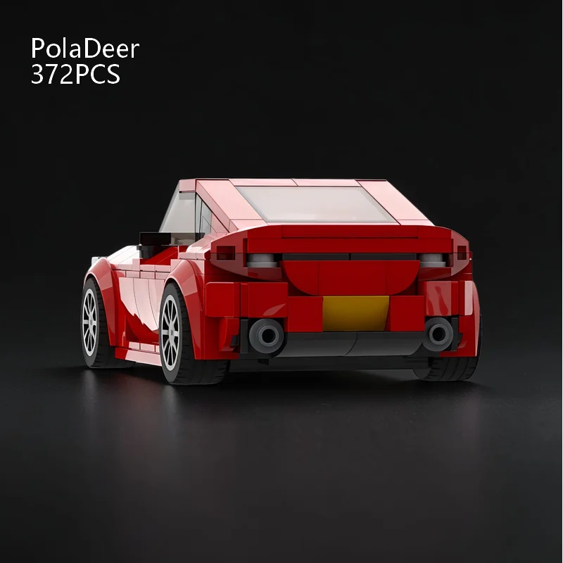 PolaDeer 372-teiliges Kreativ-Garagen-MOC GR86 Sportwagen GT5S Baustein-Modellbausatz Spielzeug-Bausteine Kindergeburtstagsgeschenke – Detail 2