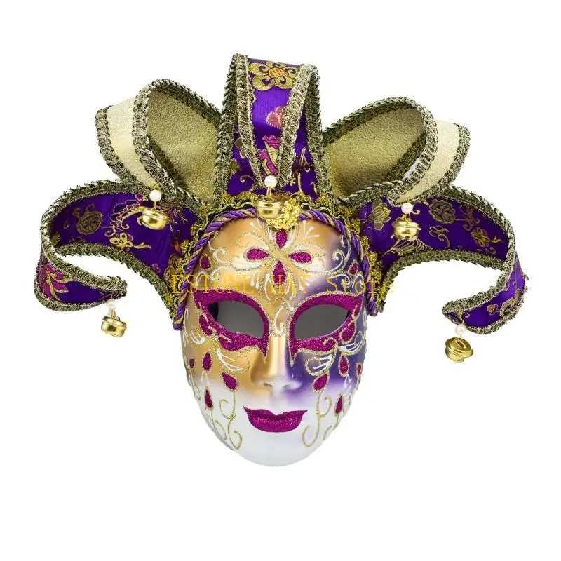 49MF Venetians Comedy Mask Masquerade Mask Mask Cosplay Mask Party Mask Exquisite Wall Decorations Mask for Halloween