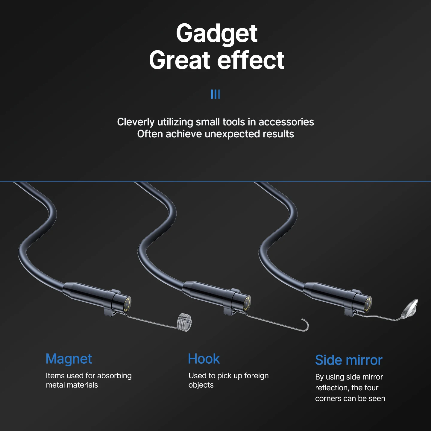 HD1080P 4.3 "IPS Screen 8mm Single/Dual Lens Industrial Endoscope Camera IP67 Waterproof Pipe Sewer Inspection Borescope For Car