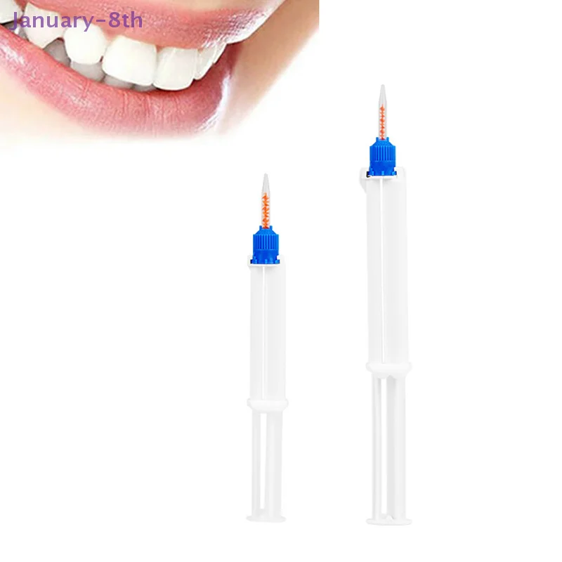 Seringa dupla barril, dentes branqueamento Gel, dupla barreira, suprimentos odontológicos, 1pc