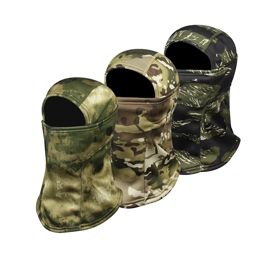 

Cold resistant and warm full face mask camouflage fleece windproof flying tiger headband motorcycle riding headband scarf