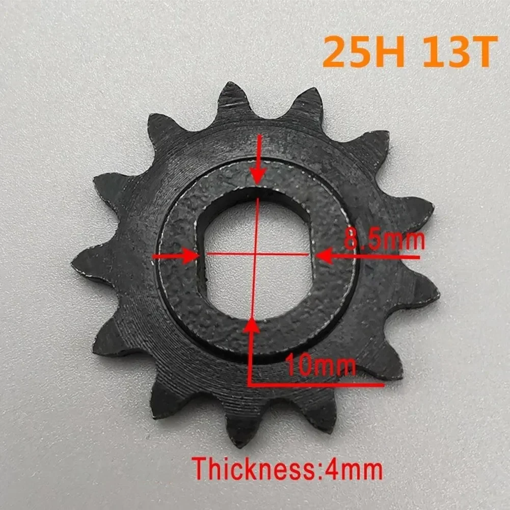 New Electric Scooter 9T 11T 13T 25H H-Shaped Sprocket For 25H Chain Motor Pinion Gear DC Motor With 10mm Inside Diameter