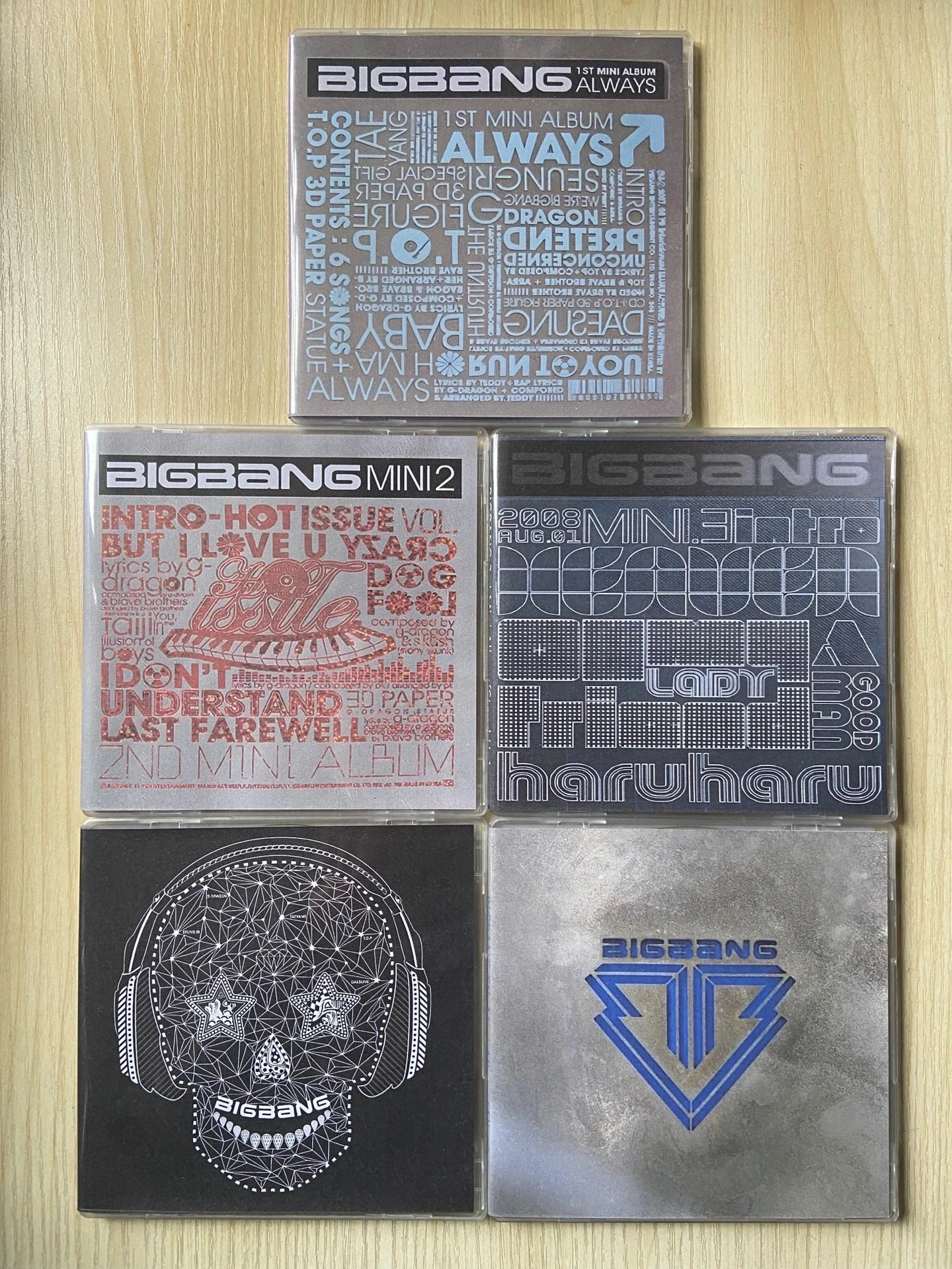 

K-Pop BIGBANG G-DRAGON Музыкальный CD Always Hot lssue Альбом Stand Up 5 шт. Музыкальная запись Косплей Walkman Car Soundtracks Коллекция коробок