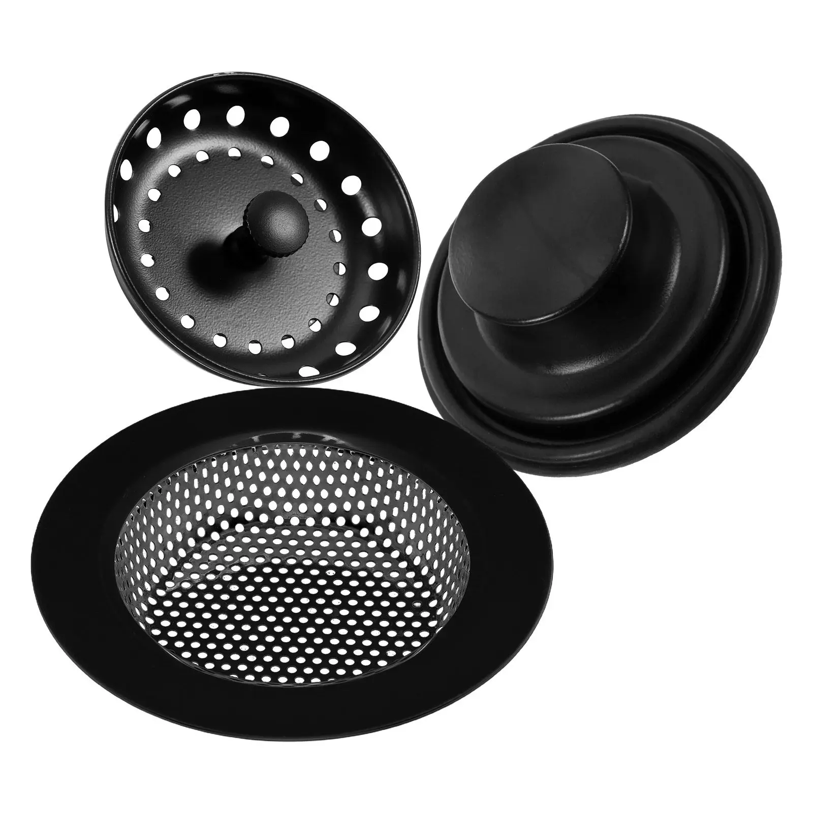 

1Set Stainless Steel Kitchen Sink Stopper Drain Stopper Kitchen Sink Strainer Basket Universal Fit Garbage Disposal Cover